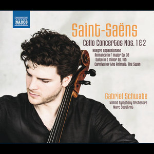SAINT-SAËNS, C.: Cello and Orchestra Works - Cello Concertos Nos. 1, 2 / Suite in D Minor / Romance (G. Schwabe, Malmö Symphony, Soustrot) (圣桑：第1号与第2号大提琴协奏曲及D小调组曲)