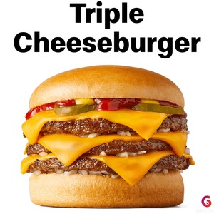 Triple Cheeseburger