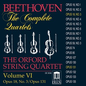 Beethoven, L. Van: String Quartets (Complete) , Vol. 6 - Nos. 3, 14 (Orford String Quartet)