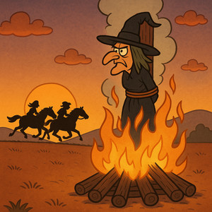Burning witches