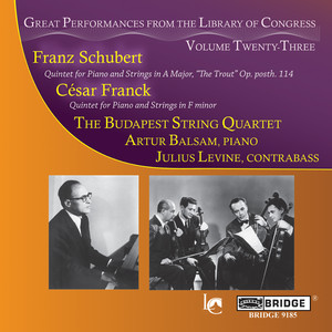Piano Quintet in F Minor, FWV 7 - Piano Quintet in F Minor, FWV 7: III. Allegro non troppo ma con fuoco (Live)