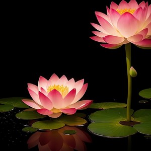 指尖绽开千朵红莲