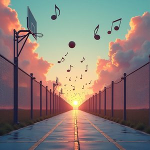 青花晚霞 - 簡單一封面