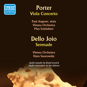 PORTER, Q.: Viola Concerto / DELLO JOIO, N.: Serenade (Angerer, Vienna Orchestra, Schonherr, Swarowsky) [1953]