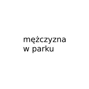 Mężczyzna W Parku