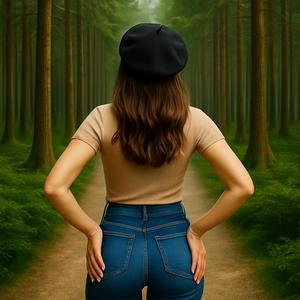 Je vais dans la forêt