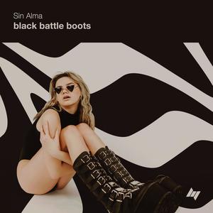 black battle boots