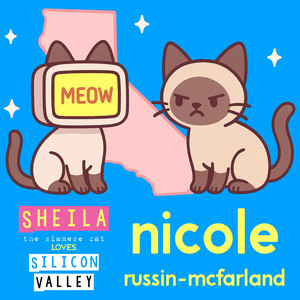 Sheila the Siamese Cat Loves Silicon Valley