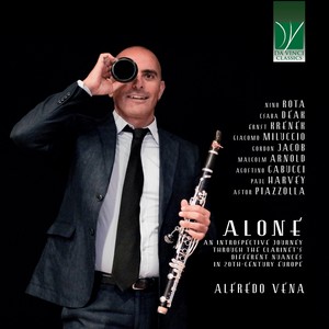 Rota, Deak, Křenek, Miluccio, Jacob, Arnold, Gabucci, Harvey, Piazzolla: Alone, An Introspective Journey Through the Clarinet’s Different Nuances in 20th-Century Europe