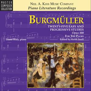 Burgmüller: Twenty-Five Easy and Progressive Studies: Opus 100, for the Piano