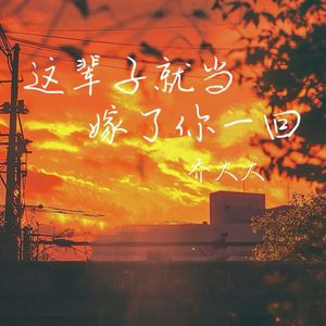 这辈子就当嫁了你一回