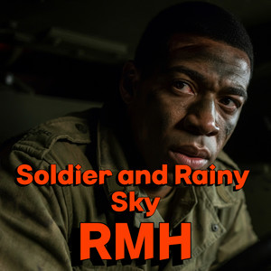 Soldier and Rainy Sky