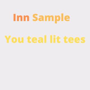 You Teal Lit Tees