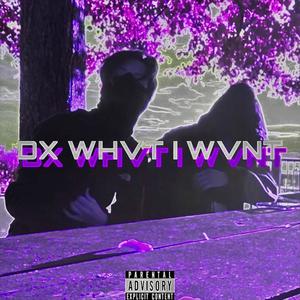 DX WHVT I WVNT (feat. VRMV) [Explicit]