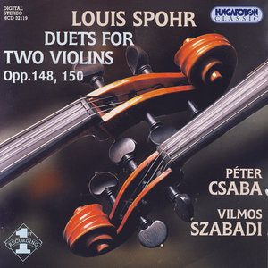 Péter Csaba - Duets for Two Violins in F Major (Grand Duo) Op. 148: Andante con moto