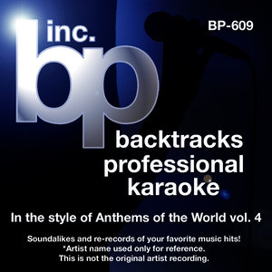 Karaoke - Anthems of the World Vol. 4 (Karaoke Version)