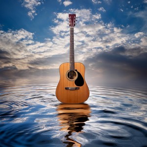 Riversong Guitar: Melodies with Soothing Water Sounds