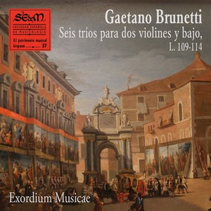 Gaetano Brunetti. Seis Tríos para Dos Violines y Bajo, L. 109-114