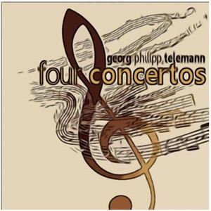 Concerto for transverse flute, oboe, viola, strings and continuo in E major - II. Alelgro