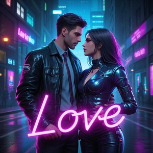 AMOR ESCRITO EN LA BANQUETA