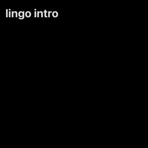 Lingo Intro(feat. Caj) (Explicit)
