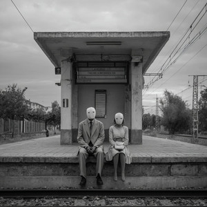 Gesichtsloser U-Bahn