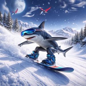 Tralalero Snowboarding