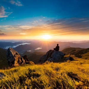 Soft Reflections Evening Calm