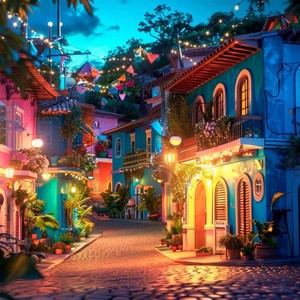 Colorful Houses Of Havana