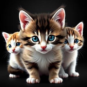 Музыка для кошек и котят и звуки мяу 4 (Kitty kittens music fun cats meowing)
