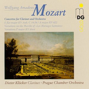 Mozart: Clarinet Concertos KV 14.04 & KV 622, Variations