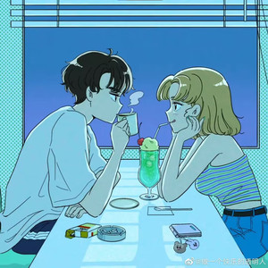 クリームソーダとシャンデリア（奶油苏打和冕形灯）