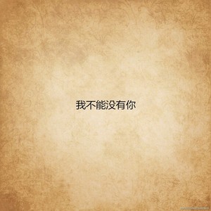 我不能没有你