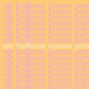 hot air balloon (como para llenar)