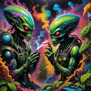 Two aliens walk into a Dispensary (Explicit)