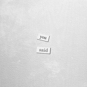 You Said