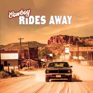 Cowboy Rides Away