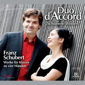 SCHUBERT, F.: Sonata for Piano 4 Hands, D. 812, "Grand Duo" / Rondo, D. 951, "Grand Rondeau" (Schonere Welten) [Duo d'Accord, Hartling]