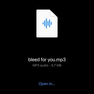 bleed for you (Explicit)