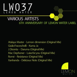 6th Anniversary of Lemon Water Label