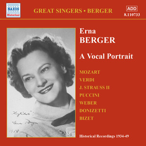 Berger, Erna: A Vocal Portrait (1934-1949)