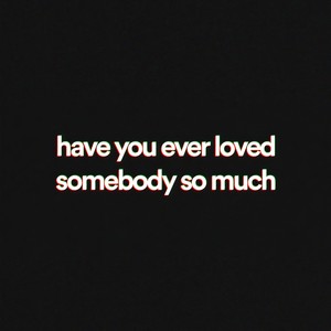have you ever loved somebody so much