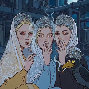 Снегурочка х ворона