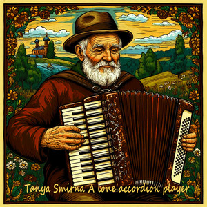 A lone accordion player