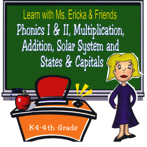 Multiplication, Addition, Phonics, States & Capitals & The Solar System