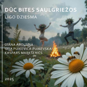 Dūc bites saulgriežos. Līgo dziesma