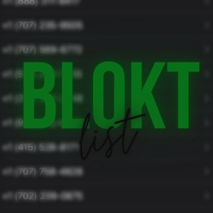 Blokt List (feat. PaqGod) [Explicit]