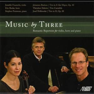 BRAHMS, J.: Trio for Violin, Horn and Piano in E-Flat Major, Op. 40 / DUBOIS, T.: Andante cantabile