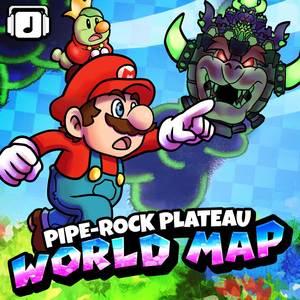 Pipe-Rock Plateau (World Map) - Super Mario Bros. Wonder Remix