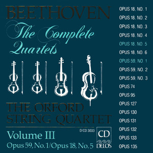 Beethoven, L.: String Quartets (Complete) , Vol. 3 - Nos. 5 and 7 (Orford String Quartet)